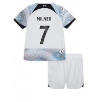 Liverpool James Milner #7 Udebanesæt Børn 2022-23 Kortærmet (+ Korte bukser)